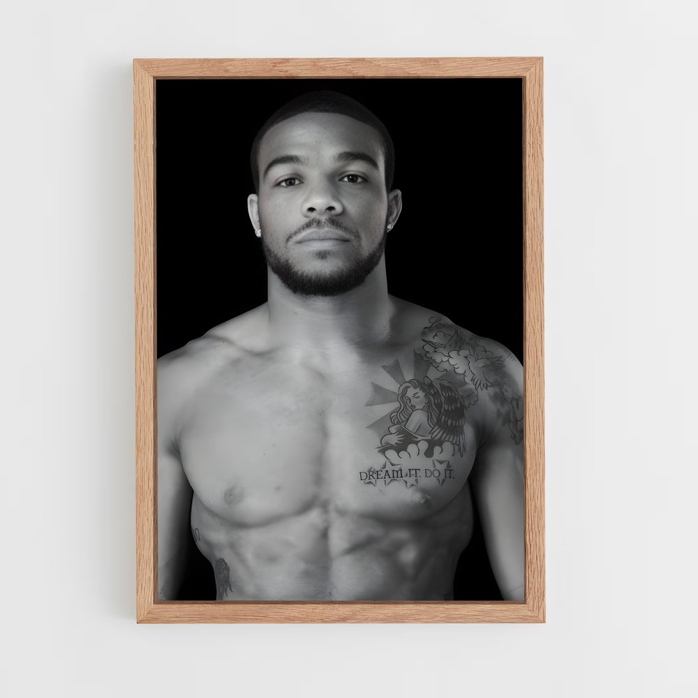 Poster Jordan burroughs – affiche Lutte (vue 4)
